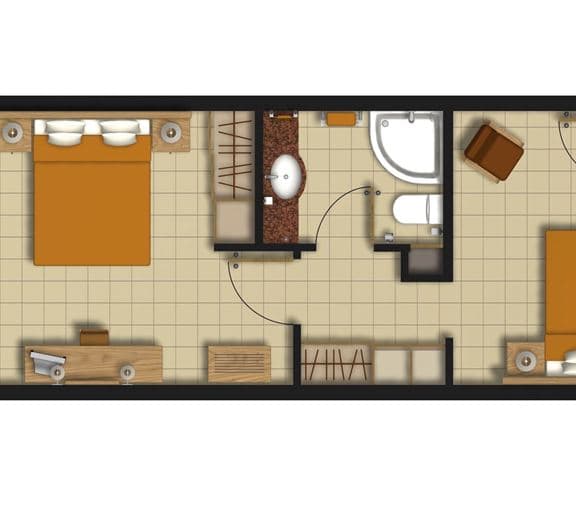 DELUXE FAMILY ROOM Номера
