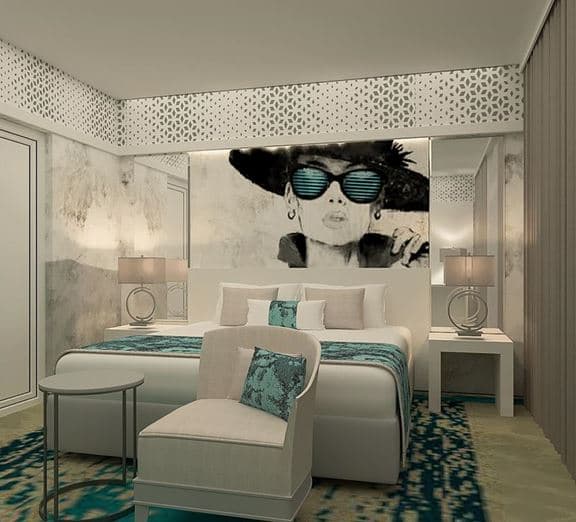 Twin Standard Room (Lateral Sea View, Balcony) Номера