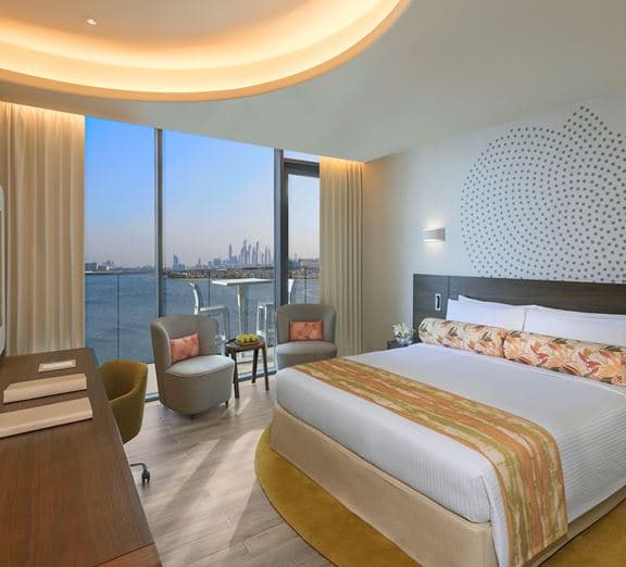 Deluxe Room with Balcony, Palm Sea View Номера