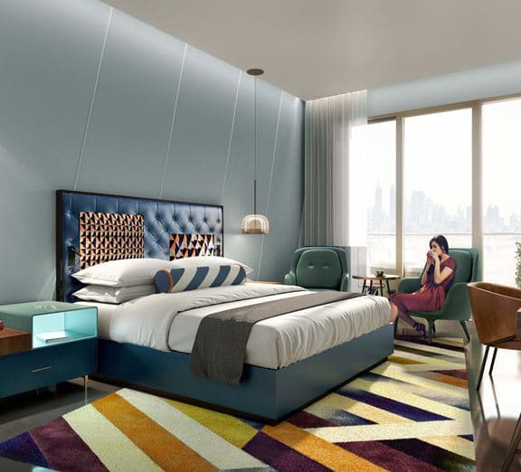 King Room Skyline View w/ Balcony Номера