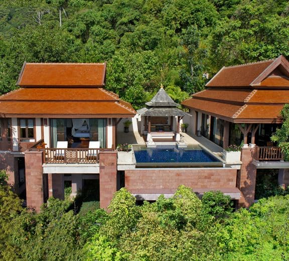 Hillside Ocean View Private Pool Villa One Bedroom Номера