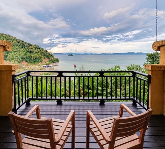 Super Deluxe Sea View (Double Bed) Номера
