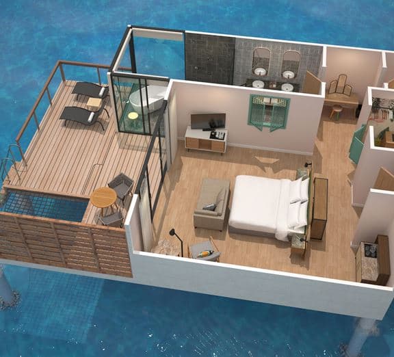 Lagoon Villa Номера