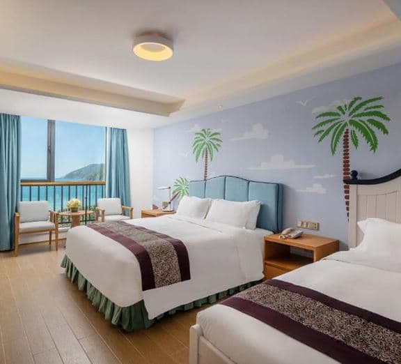 180°OCEAN VIEW ONE BEDROOM ONE LIVING ROOM FAMILY SUITE 180° Номера