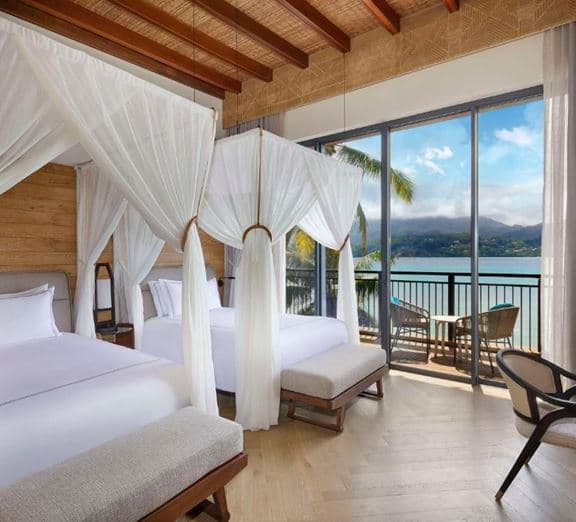 Twin Beds Premium with Ocean View Room Номера