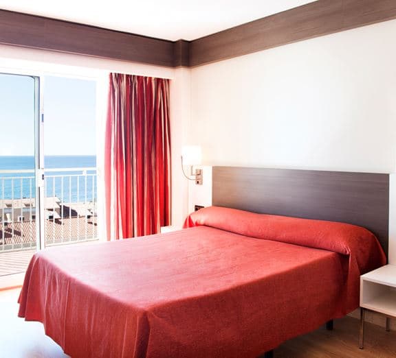 Double room pool view with balcony or terrace Номера