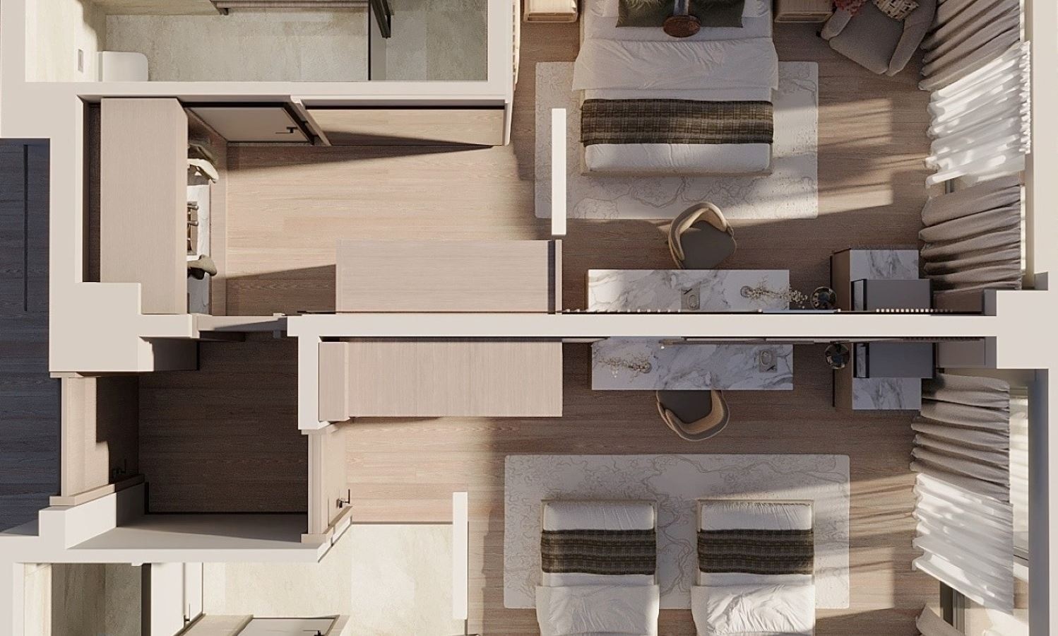 rooms-family-room-with-2-bathroom--2-balcony-side-sea-view