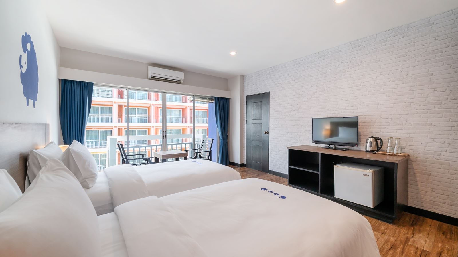 rooms-koko-mate room-for-2-person-twin-x-2bed-30sqm