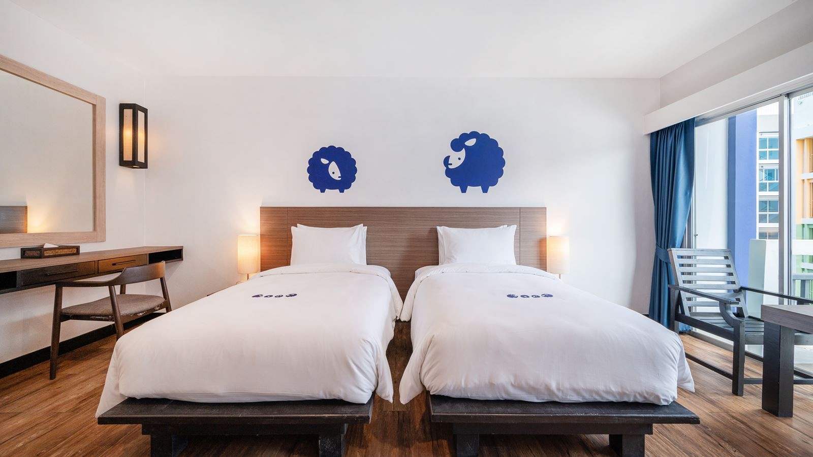 rooms-koko-mate room-for-2-person-twin-x-2bed-30sqm