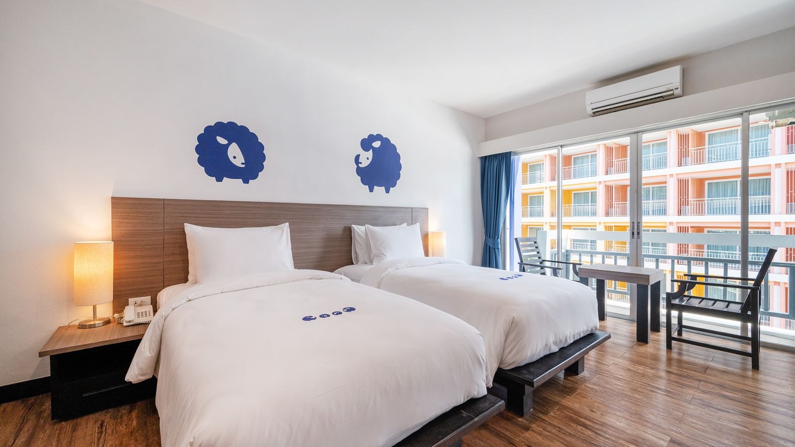 rooms-koko-mate room-for-2-person-twin-x-2bed-30sqm